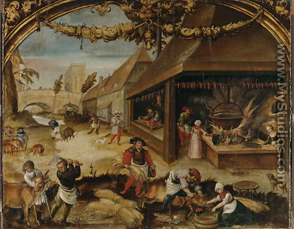 The Month of December, c.1525-26 - Hans Wertinger