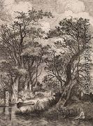 Riverscene, pub. by J. & W. Freeman, 1821 - John  Crome