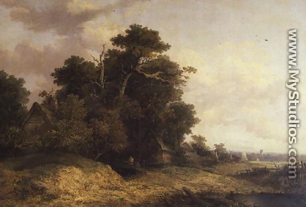 Landscape Scene in Norfolk - John  Crome