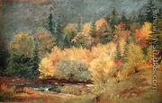 Autumn by the Brook, 1855 - Jasper Francis Cropsey