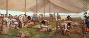 The Sheep Shearing Match, 1875 - Eyre Crowe