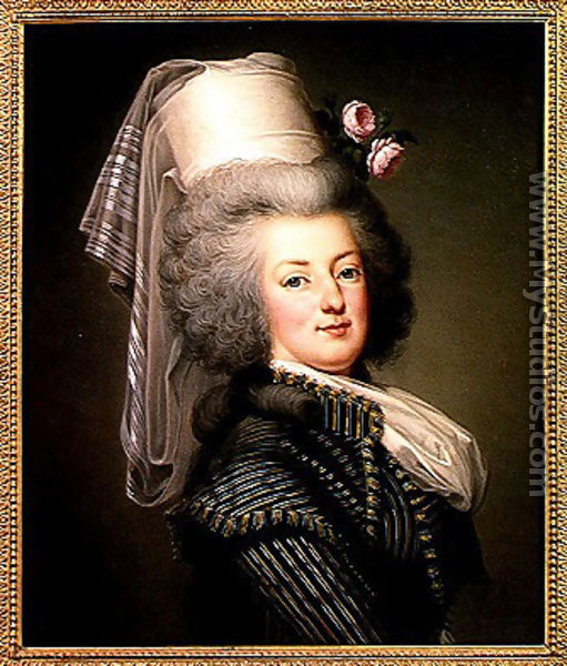 Marie-Antoinette (1755-93) of Habsbourg-Lorraine, Archduchess of Austria, Queen of France and Navarre, 1788 - Adolph Ulrich Wertmuller