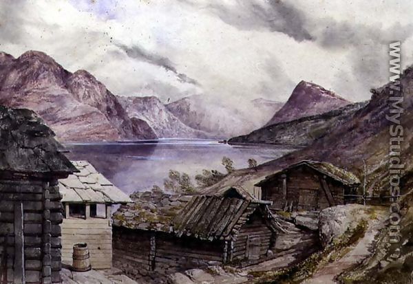 Romsdal Fjord, 1850 - William West