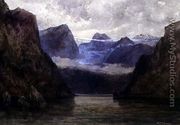Romsdal Fjord at Midnight, 1847 - William West