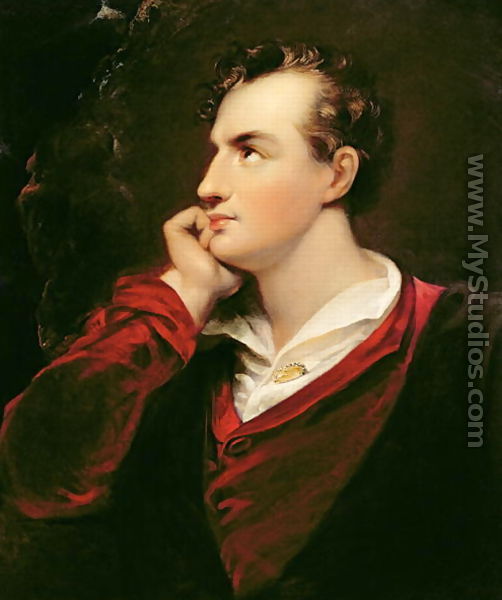 Portrait of George Gordon Byron (1788-1824) 6th Baron Byron, 1813 - Richard Westall