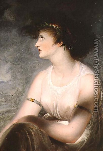 Portrait of the artists wife as Sappho - Richard Westall