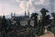 The Botanical Gardens, Cambridge, from The History of Cambridge, engraved by Joseph Constantine Stadler (fl.1780-1812), pub. by R. Ackermann, 1815 - William Westall