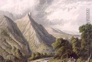 View in the Bore Ghaut, engraved by T. Fielding and coloured by J.B. Hogarth, 1803 - William Westall