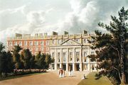 Hampton Court Palace, from The History of the Royal Residences, engraved by Richard Reeve (b.1780), by William Henry Pyne (1769-1843), 1819 - William Westall