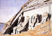 No.1081 Front of the Great Temple at Abu Simbel, c.1845 - Canon G. F. Weston