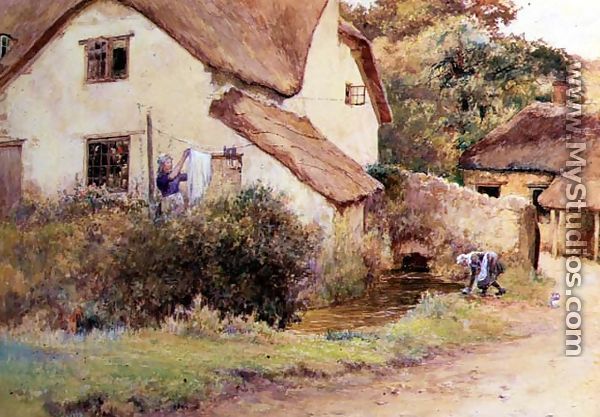 Cottage at Branscombe, Devon, 1894 - John White