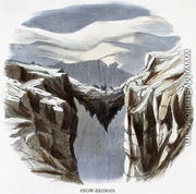 Snow-Bridges, from Phenomena of Nature, 1849 - Josiah Wood Whymper