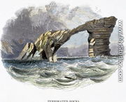 Perforated Rocks, from Phenomena of Nature, 1849 - Josiah Wood Whymper
