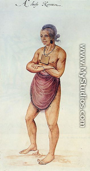 Indian Elder or Chief - John White