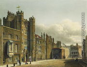 St. James's Palace, from 'The History of the Royal Residences', engraved by Richard Reeve (b.1780), by William Henry Pyne (1769-1843), 1819 - Charles Wild