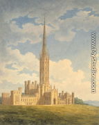 North-west view of Fonthill Abbey - Charles Wild
