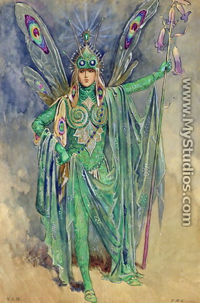 Oberon, costume design for "A Midsummer Night