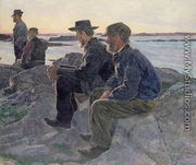 On the Rocks at Fiskebackskil, 1905-6 - Carl Wilhelm Wilhelmson
