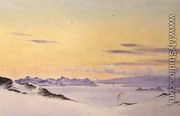 Erebos and Northern Islets, McMurdo Strait, Antarctica, 1903 - Edward Adrian Wilson