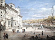 The Villa Medici, Rome, 1685 - Caspar Andriaans Van Wittel