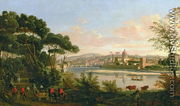View of Florence from the Cascine - Caspar Andriaans Van Wittel