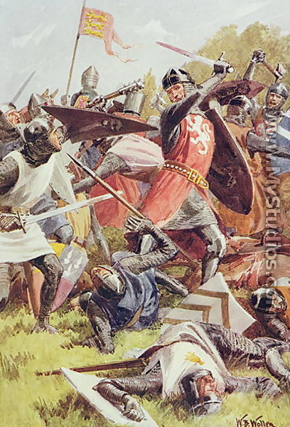 The Battle of Evesham on 4th August 1265, from 