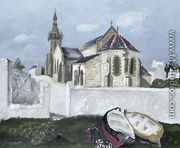 Treboul Church, Brittany, 1930 - Christopher Wood