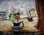 Anemones in a Cornish Window - Christopher Wood