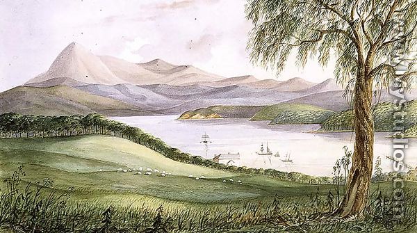 Twofold Bay, New South Wales, c.1860 - Lieutenant George Austin Woods