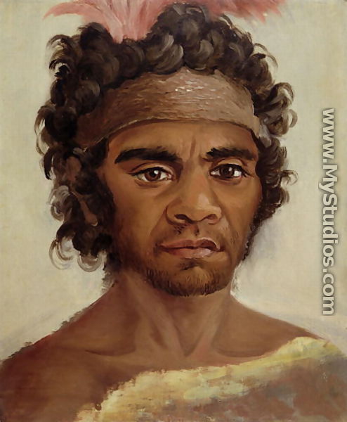 One of the New South Wales aborigines befriended by Governor Macquarie, 1811-21 - Lieutenant George Austin Woods