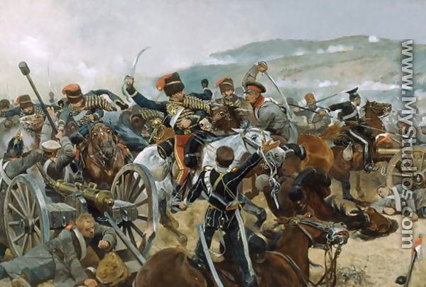 The Relief of the Light Brigade, 25th October 1854, 1897 - Richard Caton Woodville