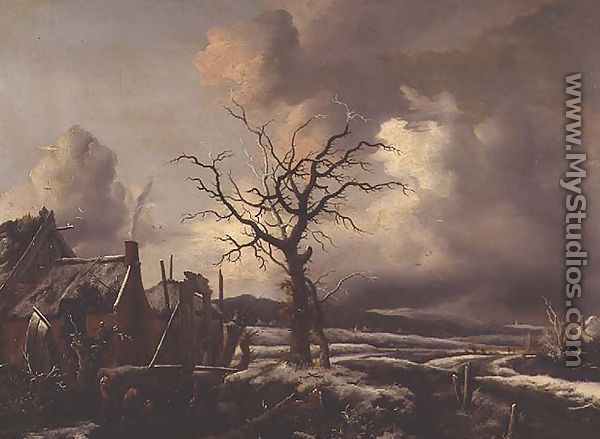 A Winter Landscape - Jan Wouwerman