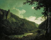 Dovedale by Moonlight, c.1784-85 - Josepf Wright Of Derby