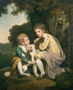 Thomas and Joseph Pickford as Children, c.1777-9 - Josepf Wright Of Derby