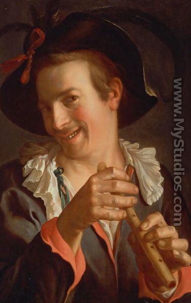 A Jester holding a Flute, 1623 - Peter Wtewael
