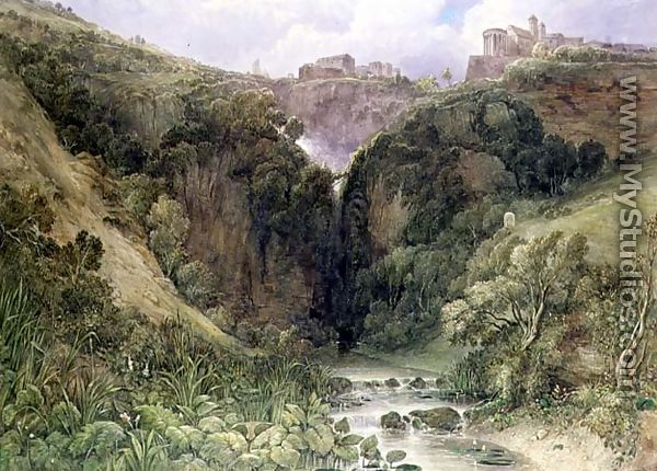 The Falls of Tivoli - William Wyld
