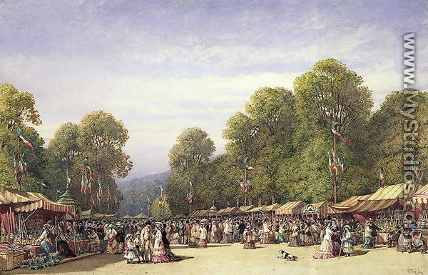 Festival at St. Cloud, c.1860 - William Wyld