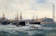 The Channel Fleet off Scarborough, 1896 - William Lionel Wyllie