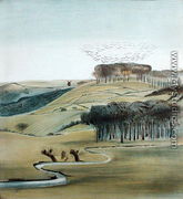 Landscape with Flock of Rooks - Madeline Wyndham