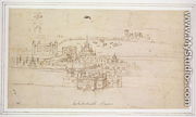Whitehall Stairs, from The Panorama of London, c.1544 - Anthonis van den Wyngaerde