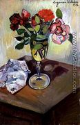 Roses in a Glass, 1926 - Suzanne Valadon