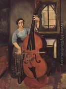 Woman with a Double Bass, 1908 - Suzanne Valadon