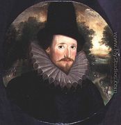 Portrait of a man in a hat - Marten Van Valckenborch I