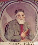 Marco Polo (1254-1324) from the Sala del Mappamondo - Luigi Vanvitelli