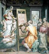 St. Luke Painting the Virgin - Giorgio Vasari