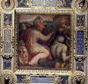 Allegory of the town of San Miniato and the Lower Valdarno from the ceiling of the Salone dei Cinquecento, 1565 - Giorgio Vasari