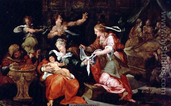 The Birth of the Virgin - Giorgio Vasari