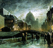 Illuminations in St. Petersburg, 1869 - Fedor Aleksandrovich Vasiliev