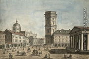 View of Nevsky Prospekt, St. Petersburg, 1810 - Fedor Aleksandrovich Vasiliev
