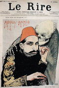 Caricature of Abd al-Hamid II (1842-1918) from Le Rire, 29th May 1897 - Jean Veber